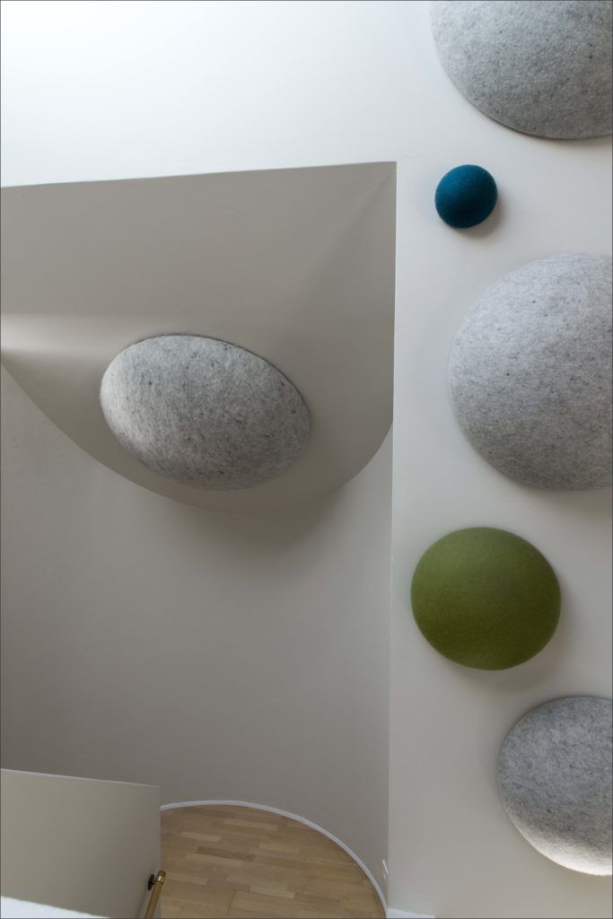 KULA - COMPOSITION OF DIFFERENT MONOCHROME TEXTILES